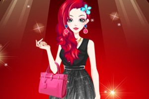 Ů���ĺ�ɫ���