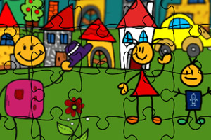 ����˼�ͥʱ��ƴͼ